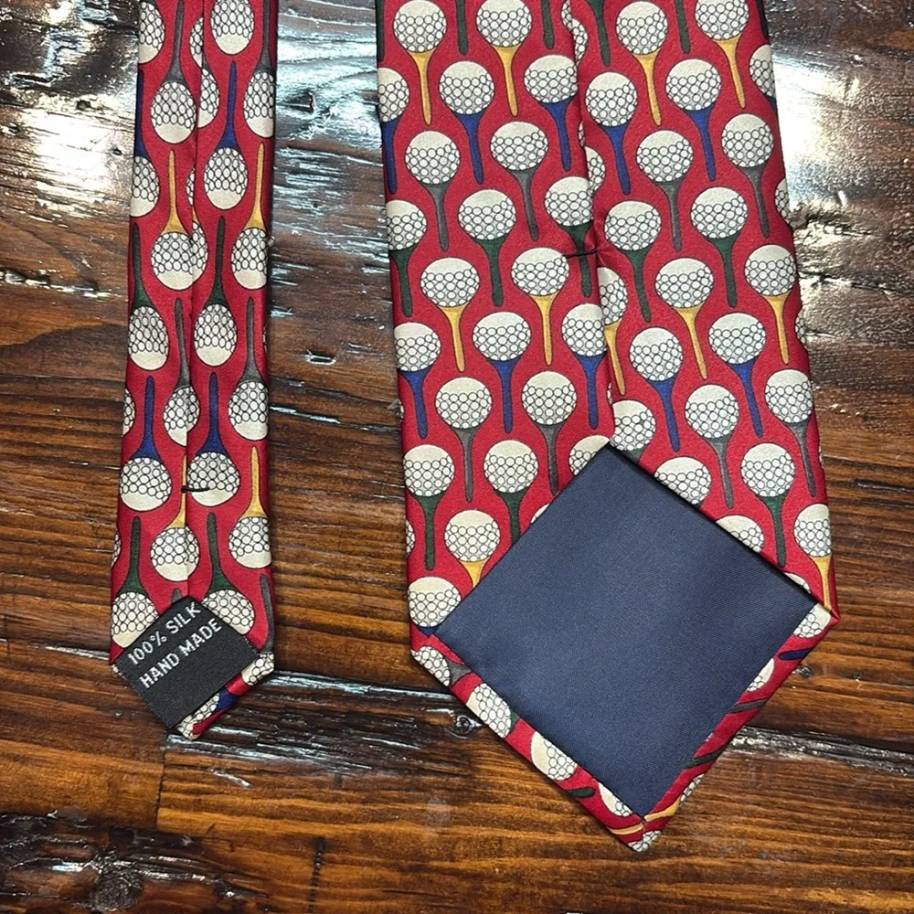 Christian Pelini Neck‎ Tie Silk Golf